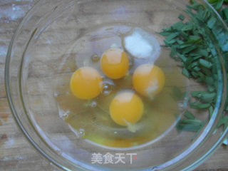 韭菜炒鸡蛋的做法步骤：3