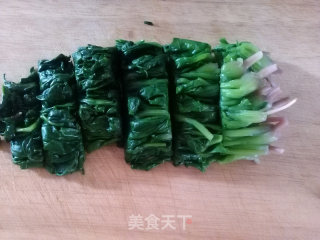 菠菜拌香干的做法步骤：3