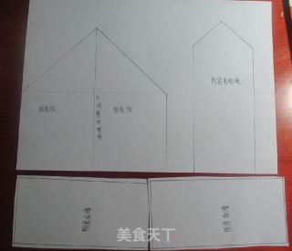 圣诞姜饼屋  饼干也可以盖房子，送给孩子圣诞惊喜的做法步骤：3