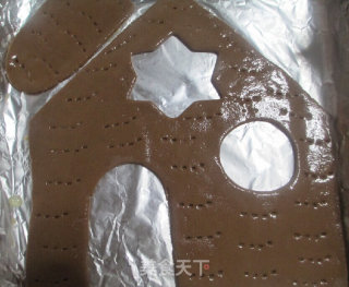 圣诞姜饼屋  饼干也可以盖房子，送给孩子圣诞惊喜的做法步骤：9