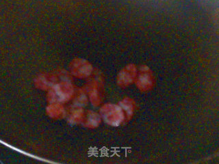 香肠炒草菇的做法步骤：5