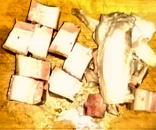 秘制八渡笋烧肉的做法步骤：3
