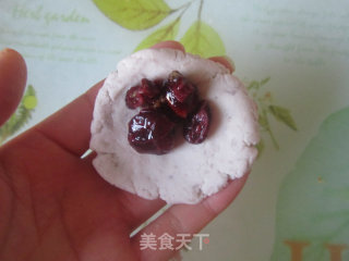 蔓越莓芋泥杏仁球的做法步骤：7