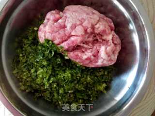 猪肉芹菜水饺的做法步骤：3