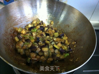 甜面酱炒茄子的做法步骤：7