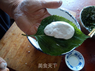 苏叶粘饺的做法步骤：6