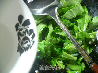 鸡蛋干炒油菜蕻的做法步骤：5