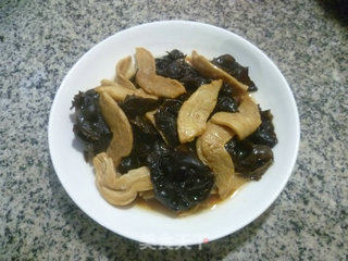 黑木耳炒大豆蛋白的做法步骤：10