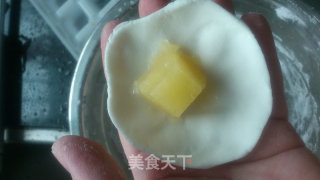 菠萝糯米糍的做法步骤：3