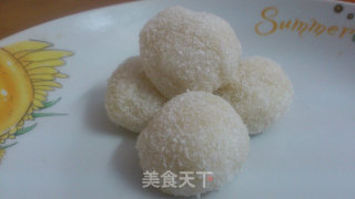 菠萝糯米糍的做法步骤：5