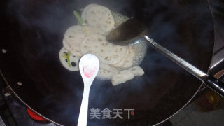 葱香藕片的做法步骤：7