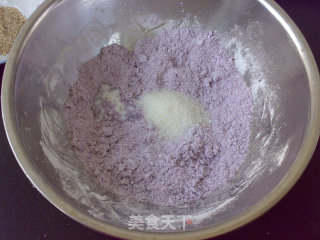 芝心紫薯饼的做法步骤：3