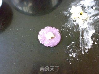 芝心紫薯饼的做法步骤：5