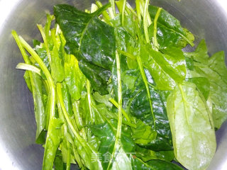 菠菜拌腐竹的做法步骤：1