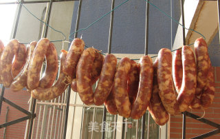 自制猪肉腊肠的做法步骤：7