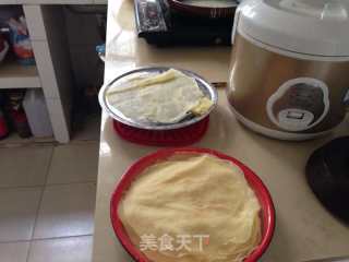 火龙果千层蛋糕的做法步骤：2