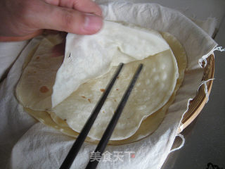 荷叶饼的做法步骤：16