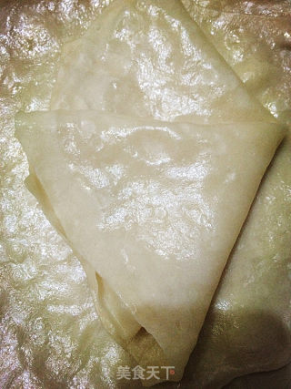 美味薄春饼的简易做法的做法步骤：8