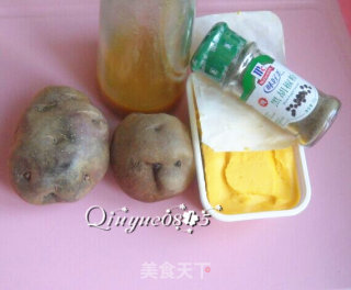 黑胡椒土豆泥的做法步骤：1