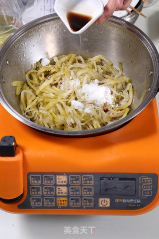榨菜肉丝—自动烹饪锅食谱的做法步骤：3