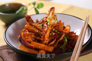 年糕炒蟹的做法步骤：6