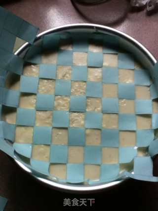奶油奶酪棋格蛋糕的做法步骤：16