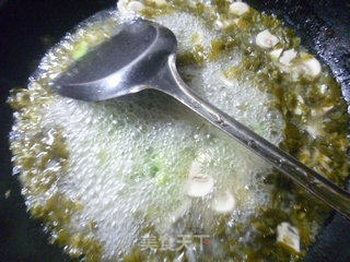 雪菜蘑菇蚕豆羹的做法步骤：6