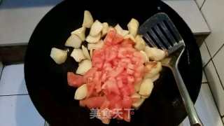 番茄牛肉砂锅的做法步骤：4