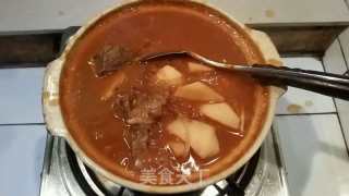番茄牛肉砂锅的做法步骤：7