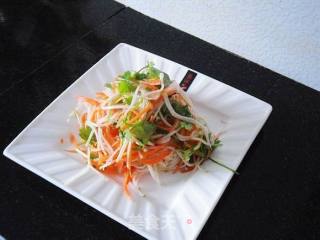 凉拌芥菜丝的做法步骤：6