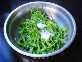 蒜油扁豆丝的做法步骤：4