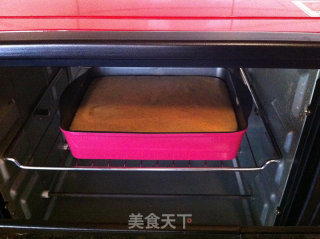抹茶花纹戚风蛋糕的做法步骤：16