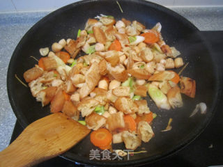 油条入菜--扇贝油条的做法步骤：11