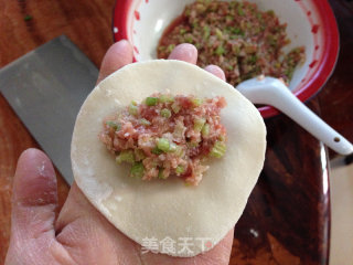 【生煎肉末芹菜饺子】的做法步骤：11