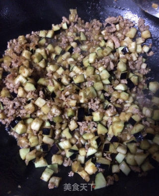 榨菜肉末茄丁面的做法步骤：6