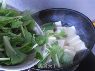 小白菜豆腐汤的做法步骤：4