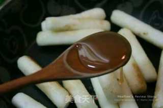 蜂蜜炒年糕的做法步骤：3
