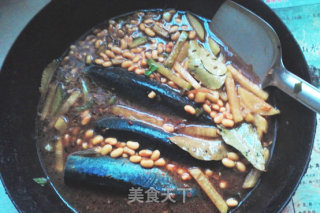 黄豆炖鲅鱼的做法步骤：7