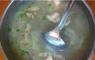 荔枝菌冬瓜汤的做法步骤：5