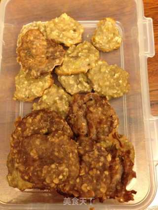 香蕉燕麦饼的做法步骤：6