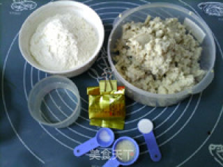 原味豆渣厚锅饼的做法步骤：1