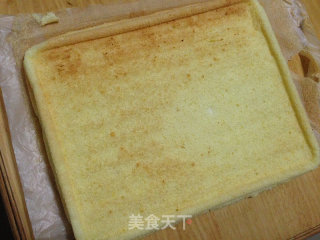 奶油戚风卷的做法步骤：11