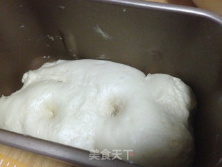 蜜豆土司的做法步骤：1