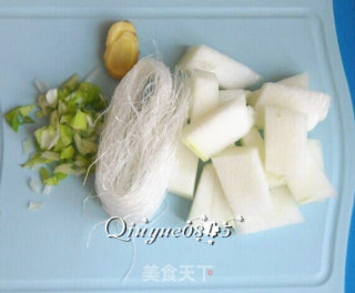 冬瓜粉丝汤的做法步骤：2