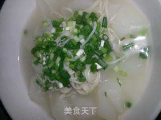 简单食材、摇身变暖汤面的做法步骤：4