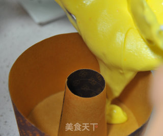 像云朵一样柔软的蛋糕【香橙乳酪烫面戚风】的做法步骤：6