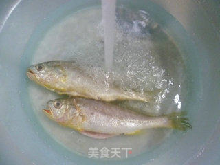 油煎小黄鱼的做法步骤：2