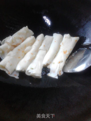潮汕美食——炒粿卷的做法步骤：2