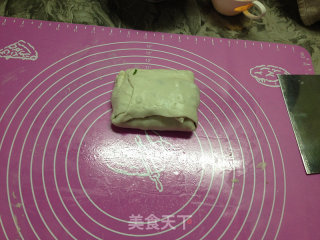 肉渣葱香饼的做法步骤：10