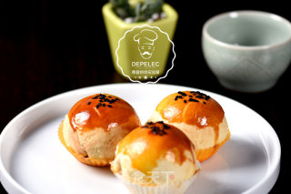 美味蛋黄酥的做法步骤：17